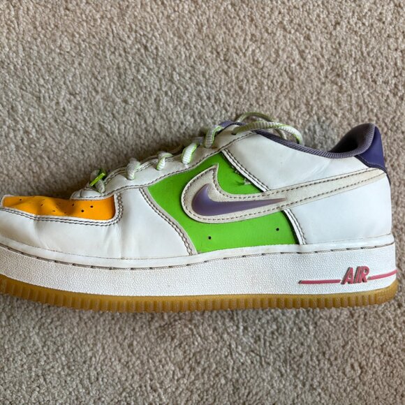 Nike Air Force 1 LV8 Shoes Size 7Y White Space Purple FD1035-100 - Picture 7 of 10